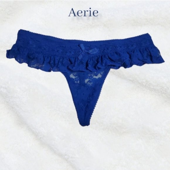 BUNDLE Aerie Flutter Lace Lengerie Thongs- XS - Picture 5 of 9